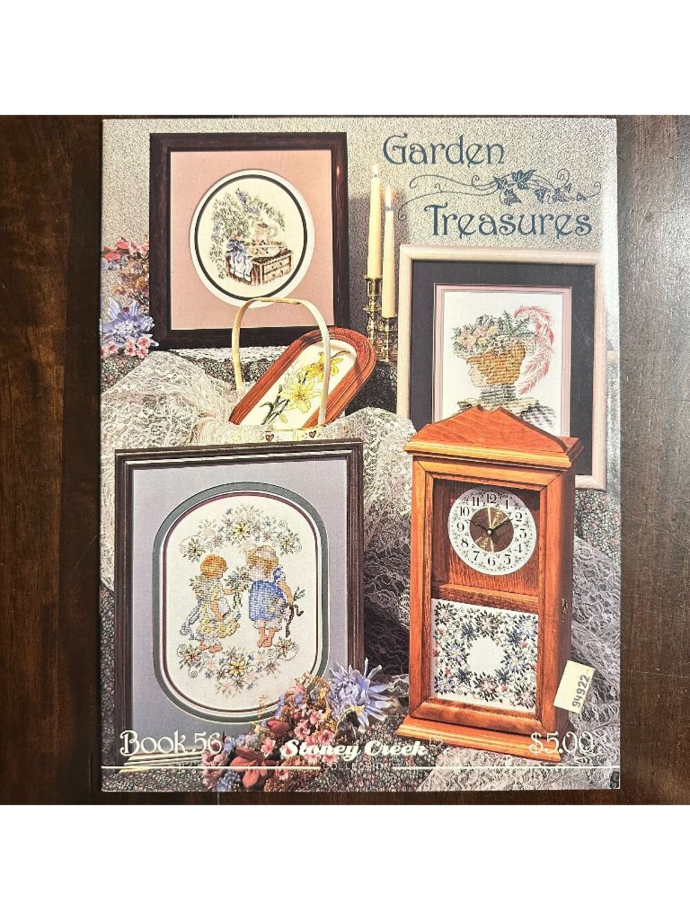 "Garden Treasures" Cross-Stitch Pattern Book By Stoney Creek